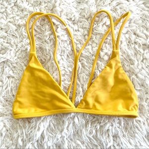 Kainoa yellow swim top